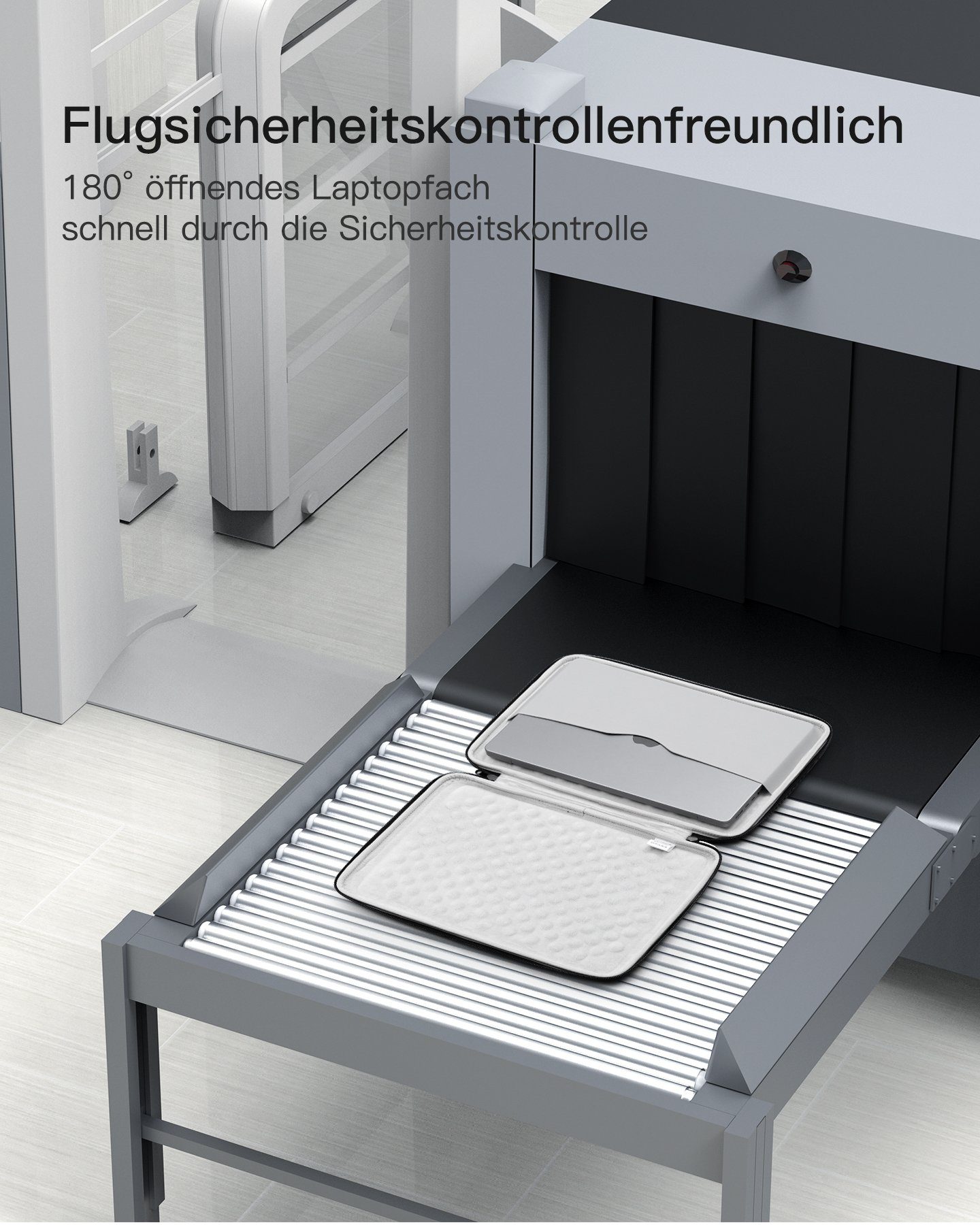 Inateck Laptoptasche für 13-14 Zoll MacBook Air Pro, Surface Pro, Eva Superstarke Stoßfeste