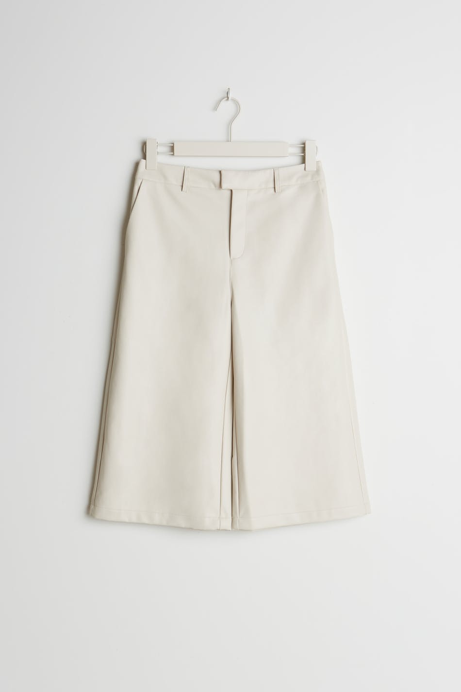 Anne PU culotte trousers
