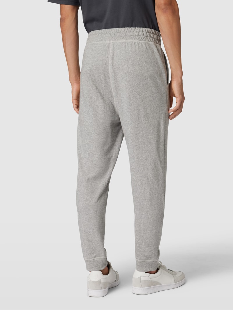 Sweatpants in melierter Optik Modell 'FRENCH TERRY' in mittelgrau meliert
