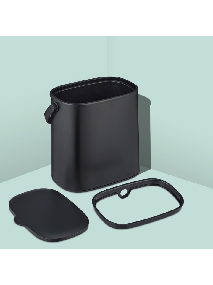 relaxdays Mülleimer in Schwarz - 5 l günstig kaufen onesize