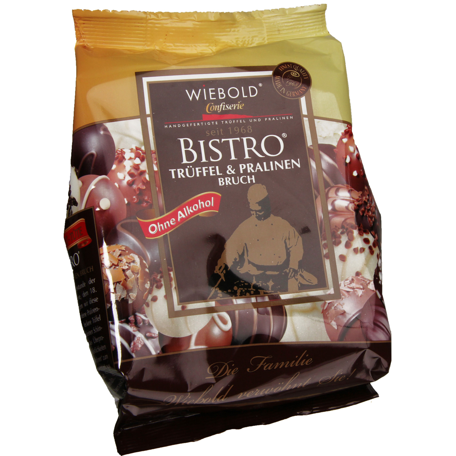 Wiebold Bistro Trüffel & Pralinen Bruch ohne Alkohol 250g