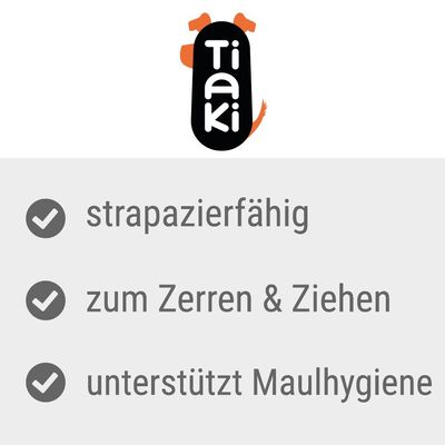 TIAKI Hundespielzeug Rope Ring