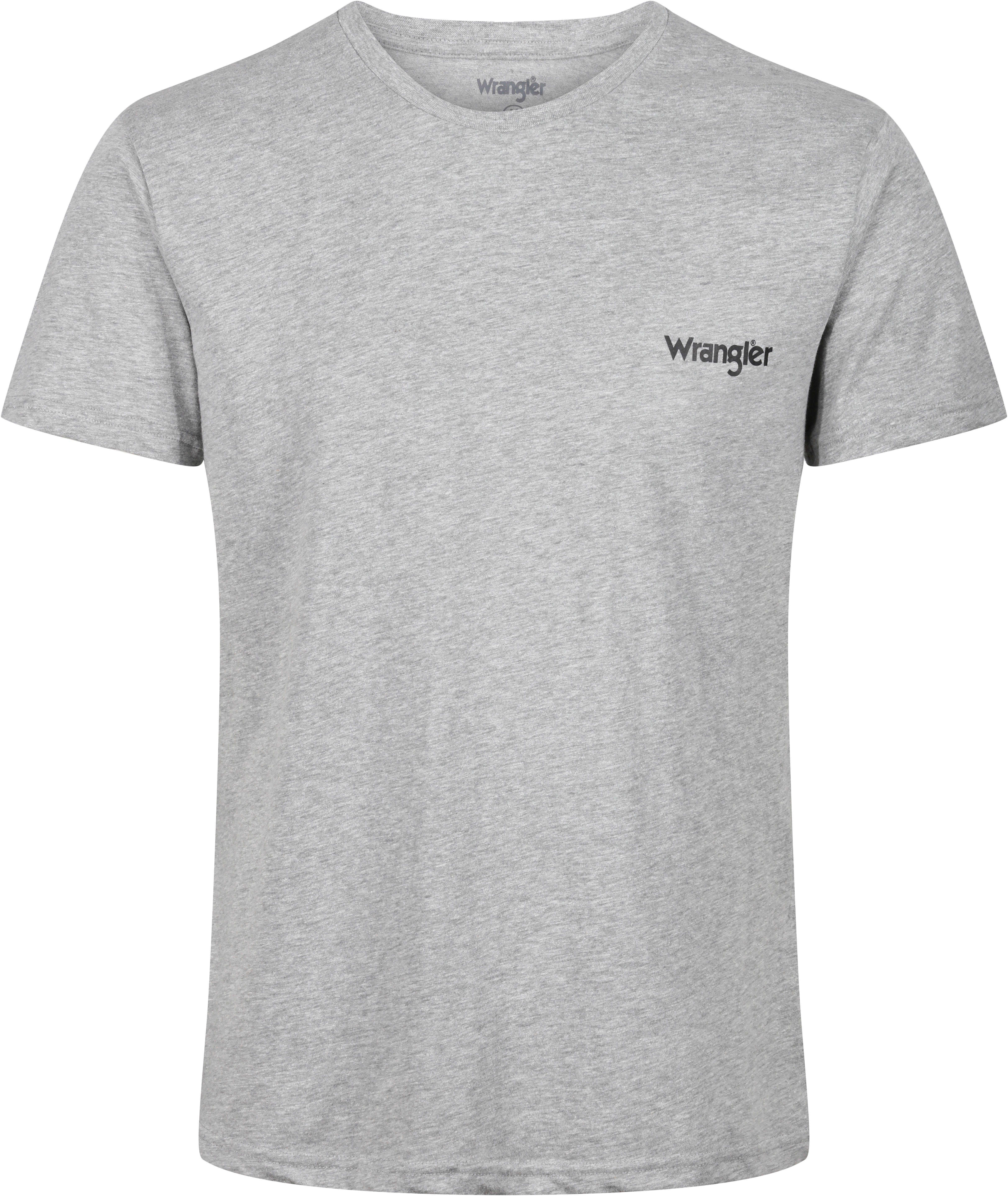 Wrangler T-Shirt FOSTER (3er-Pack) mit Logoschriftzug und Rundhalsausschnitt
