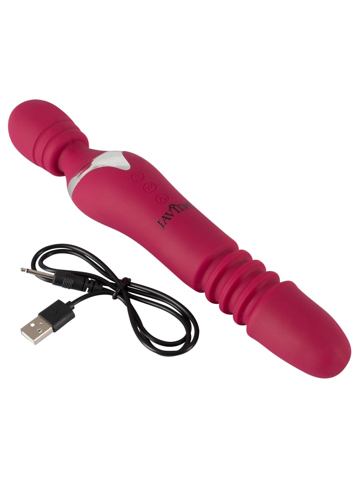 Javida Massagestab Warming & Thrusting Vibe in rot günstig kaufen onesize