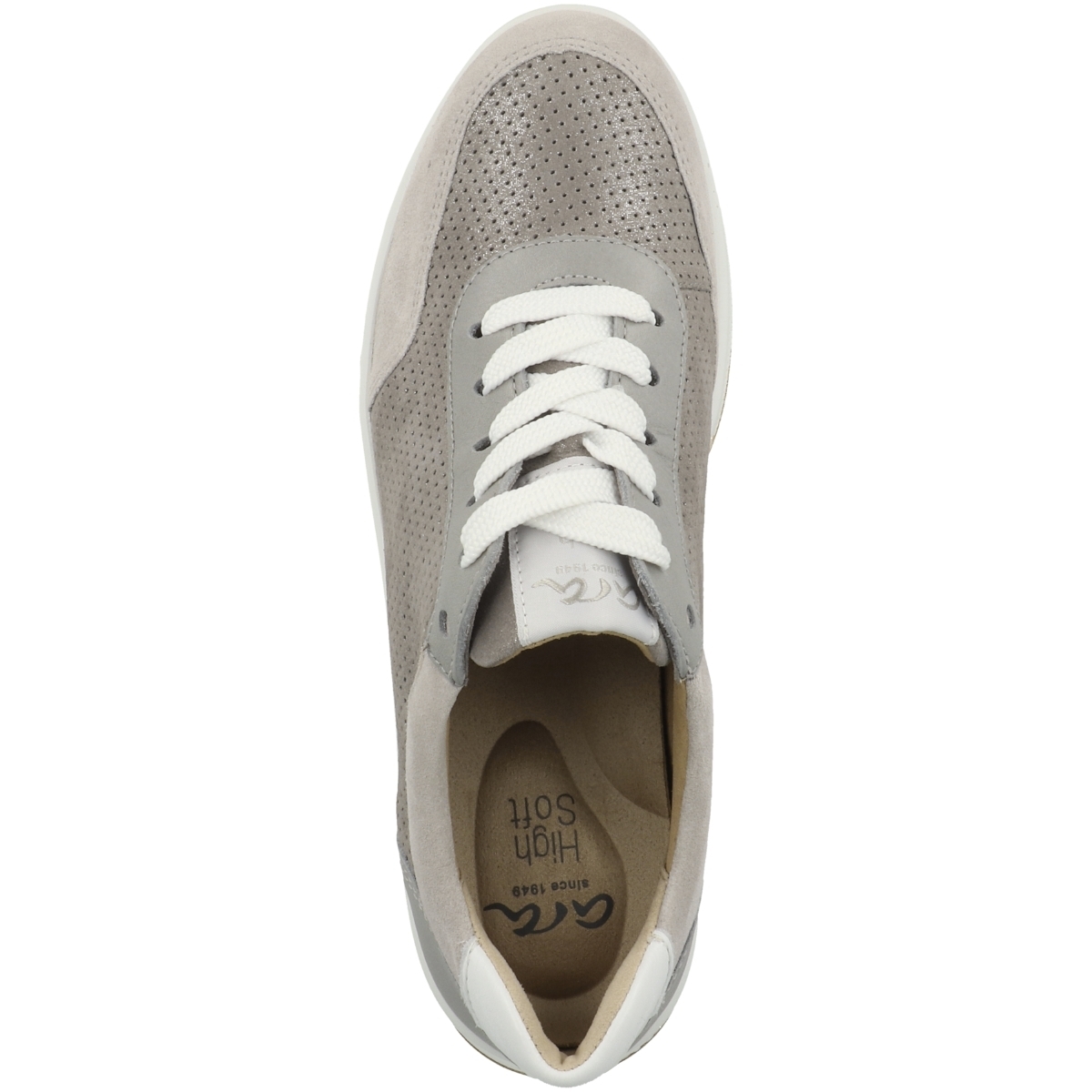 Ara 12-32446 Sneaker Low grau