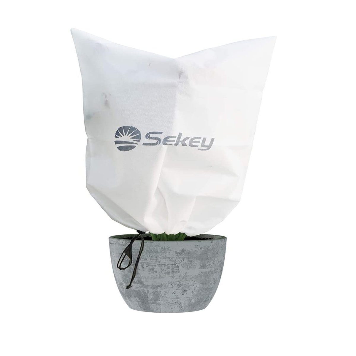 Sekey Winterschutzvlies Winterschutz für Pflanzen, Pflanzenschutz Winter Frostschutz Haube, Winter Pflanzenabdeckung Pflanzenhauben aus 80g/m² Vliesstoff, Weiß