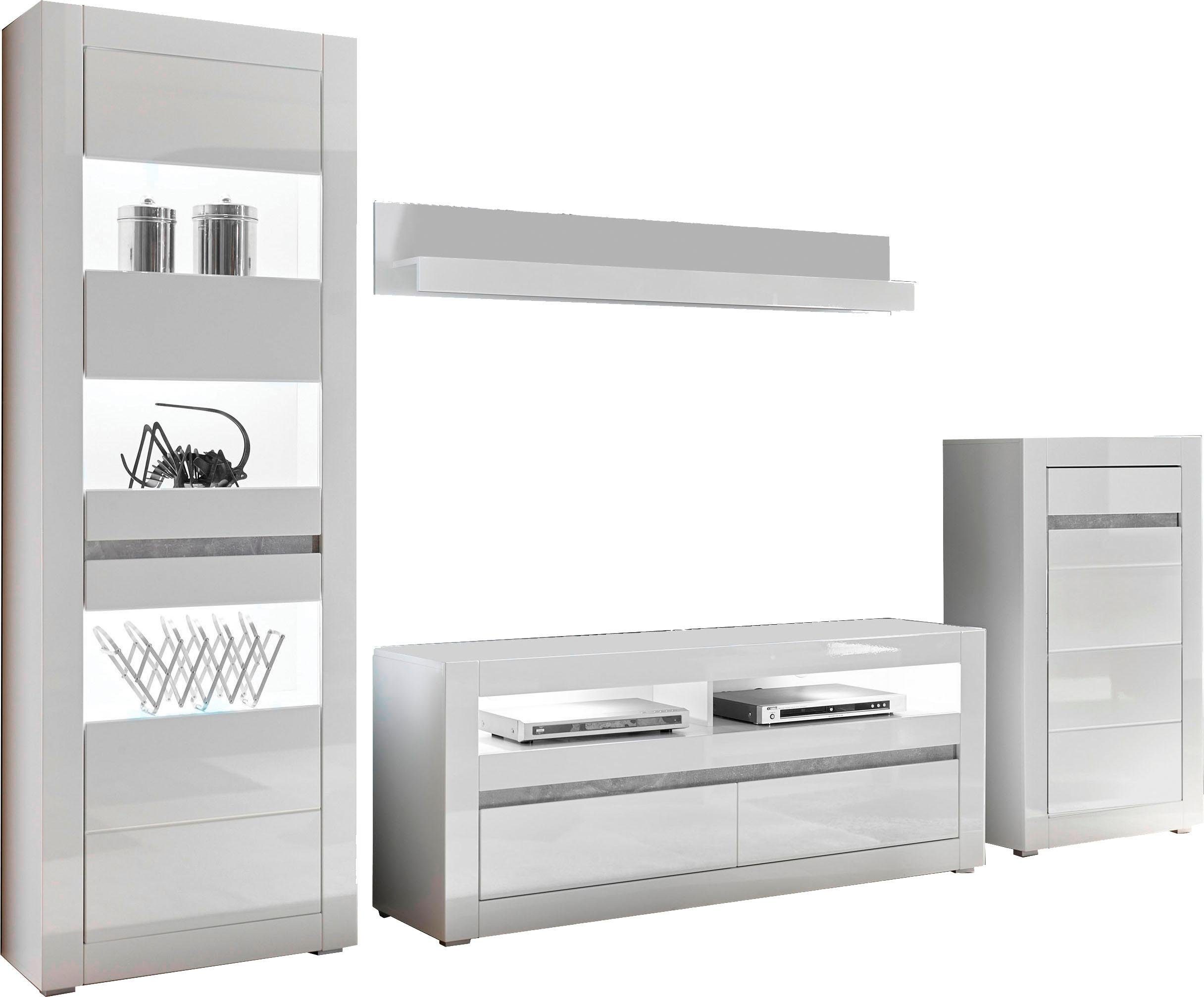 INOSIGN Wohnwand Carat, (Set, 4-St)