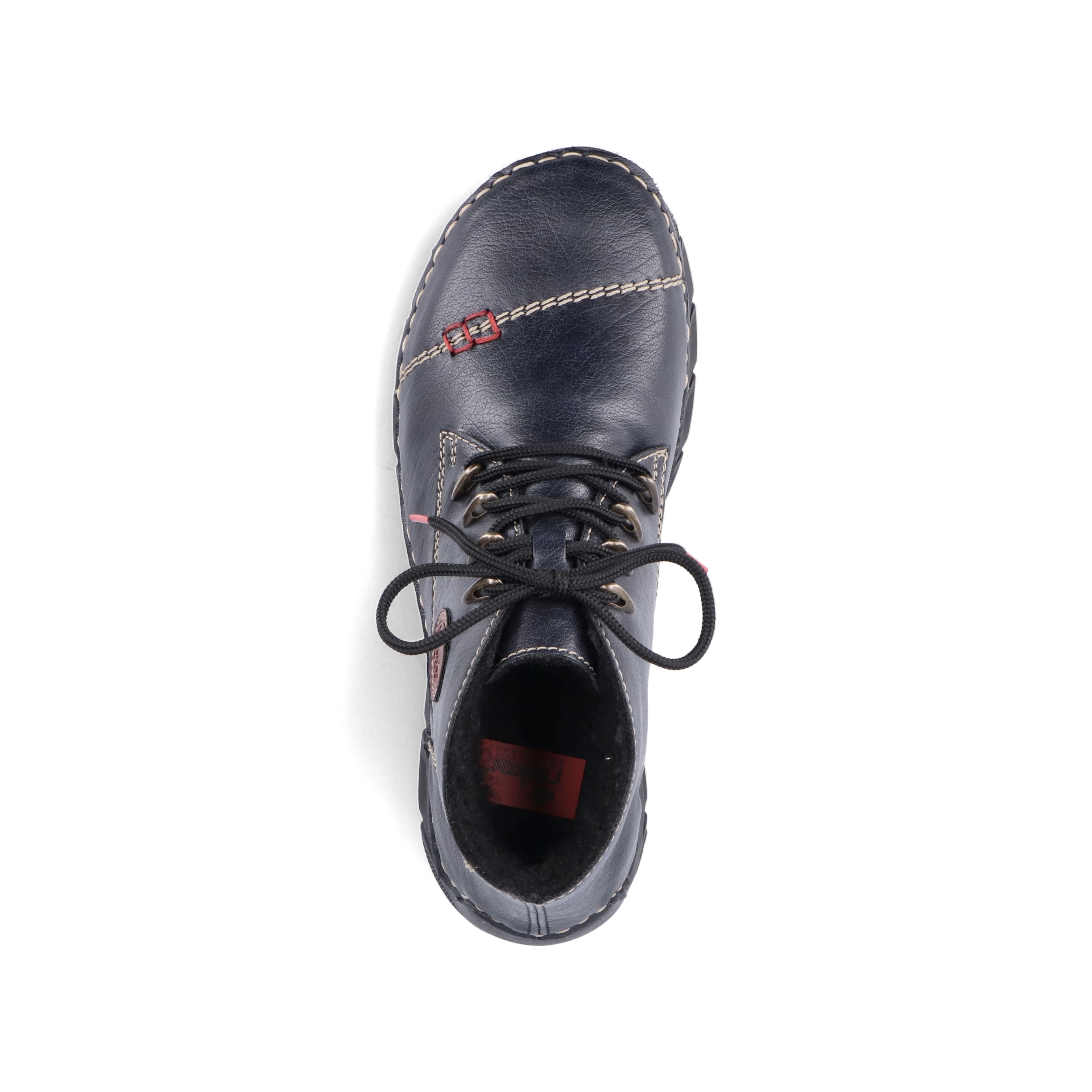 Rieker Damen Schnürschuhe marineblau