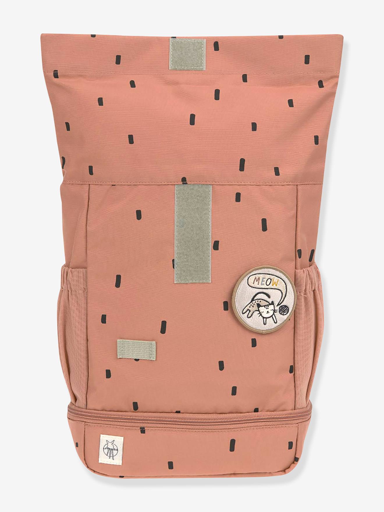Mini sac à dos LÄSSIG Rolltop Happy Prints caramel