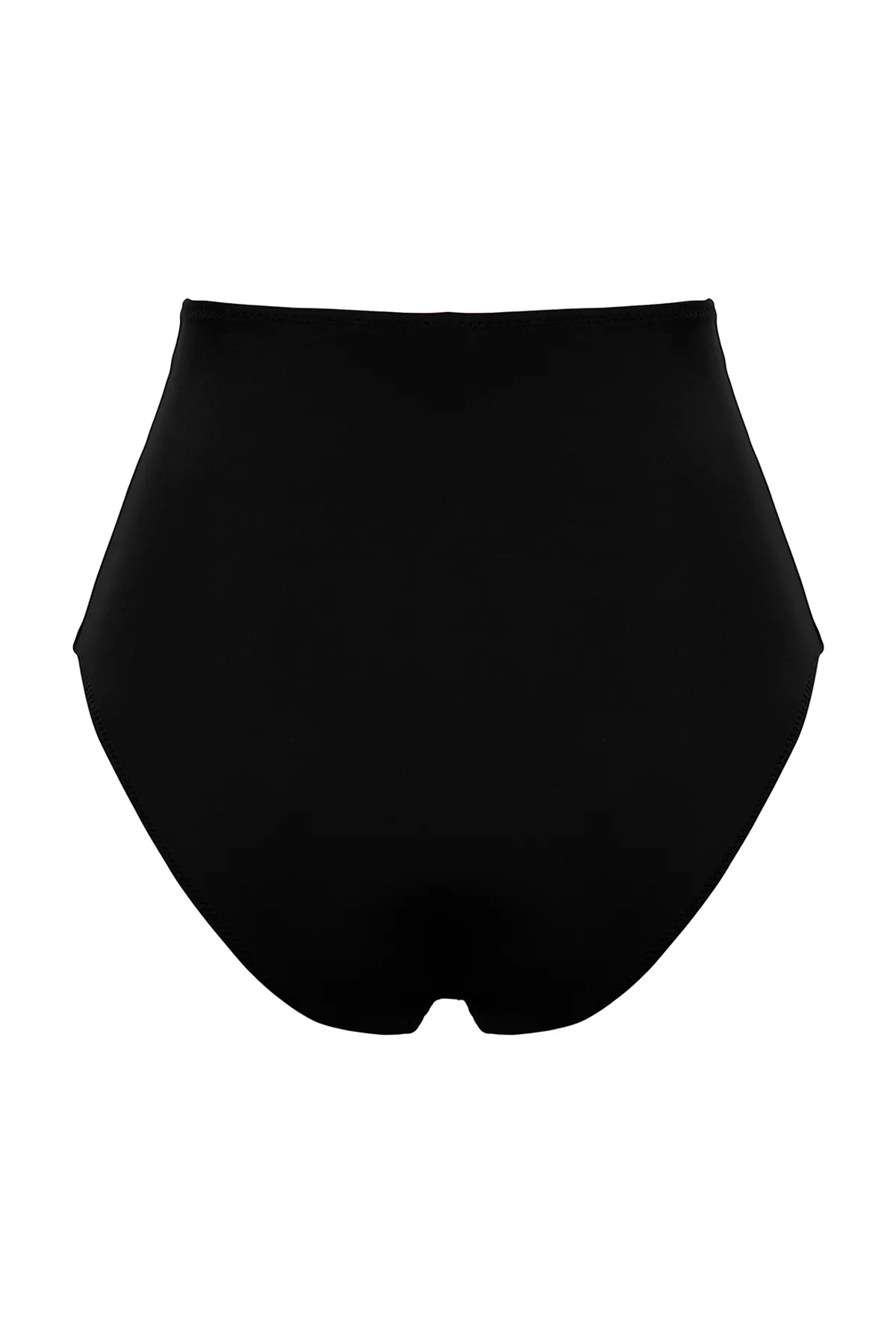 Trendyol Collection  High Waist Hipster Bikinihose mit schwarzen Accessoires TBESS24BA00127