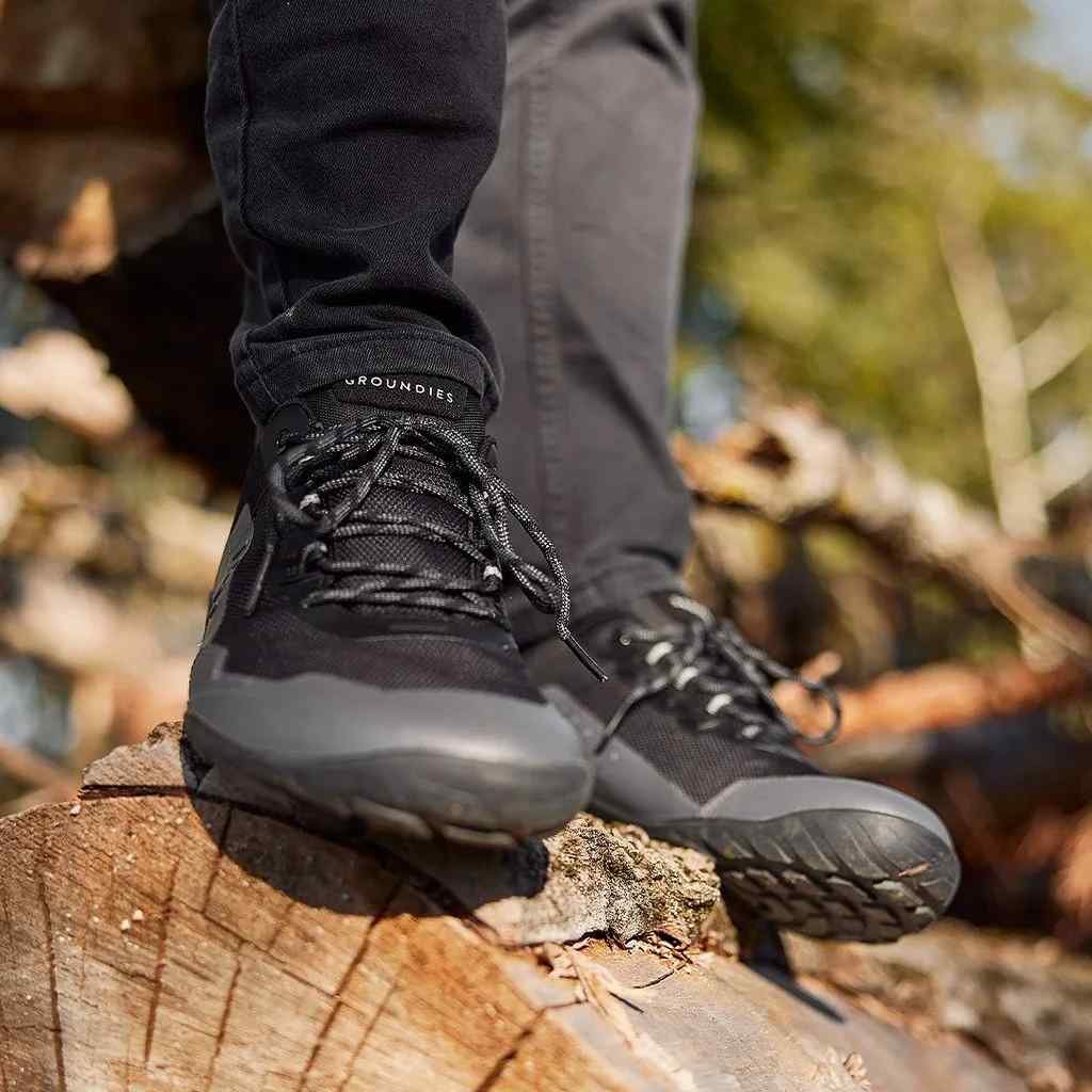 Groundies All Terrain Low Black W Barfußschuhe
