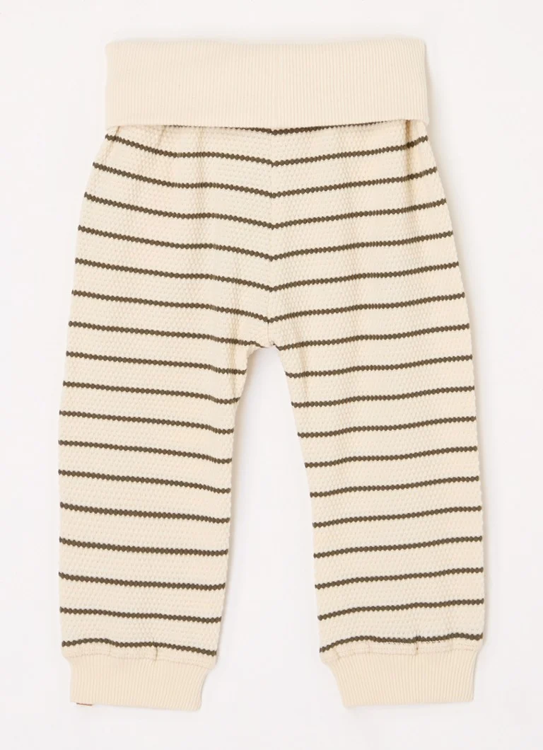 Pantaloni de trening cu dungi Lil' Atelier NBMRamus Slim Fit