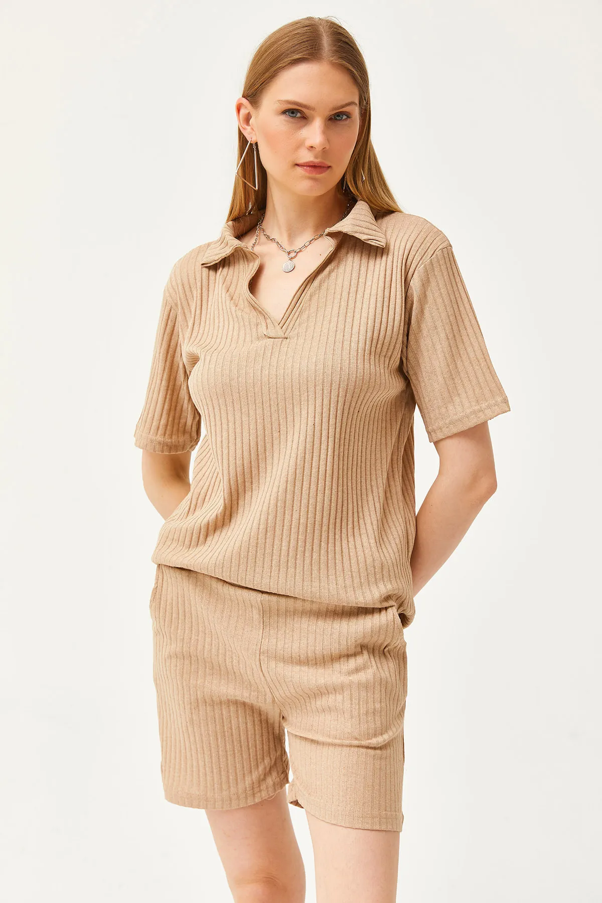 Olalook  Zweiteiler - Grau - Oversized