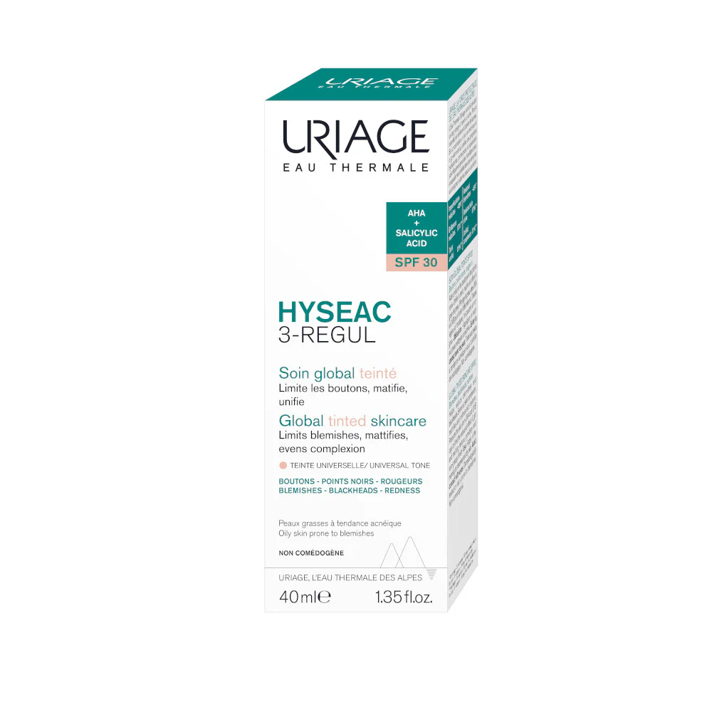 HYSÉAC 3-REGUL Global Tinted Treatment SPF30 - Getönte Gesichtscreme für Unreinheiten