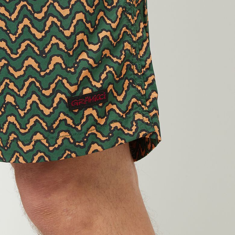 Gramicci Packable G-Short zig-zag orange