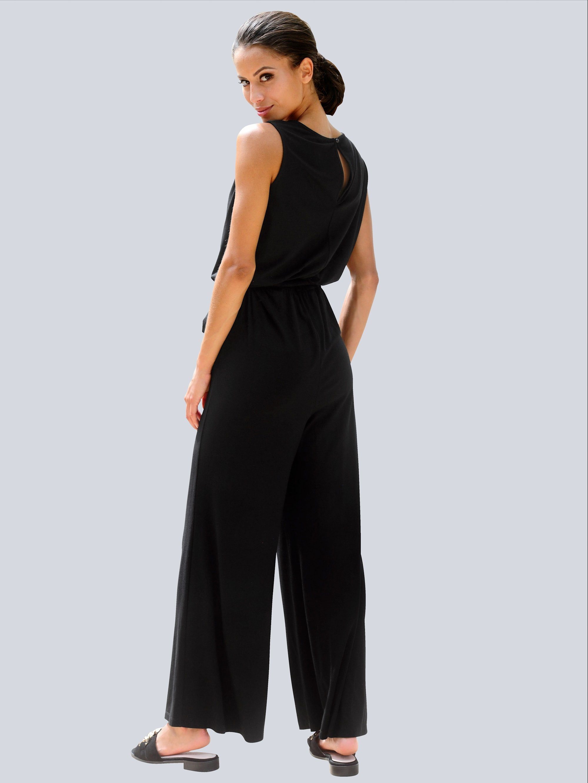 Alba Moda Overall Overall mit elegantem Bindegürtel für eine perfekte Taillenform