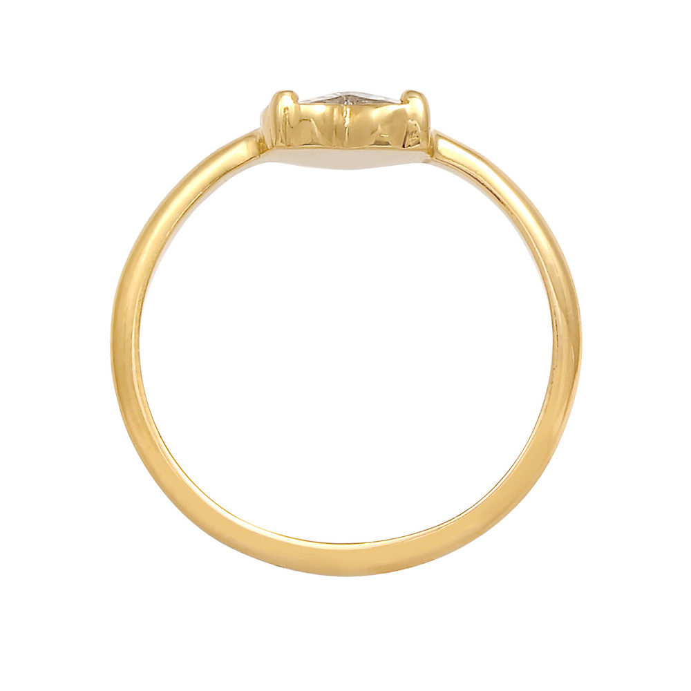 Elli Elli Bague Coeur de dame avec cristal en 925/1000 argent massif Bague