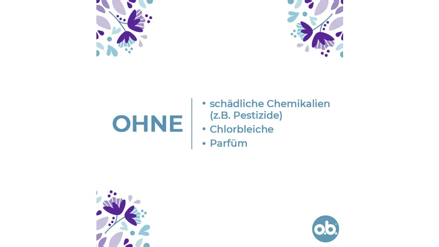 o.b. Tampons ultimativer Auslaufschutz mit extra Schutzflügeln