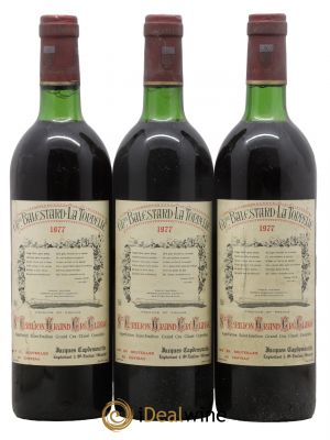 Château Balestard la Tonnelle Grand Cru Classé  1977 - Lot de 3 Bouteilles