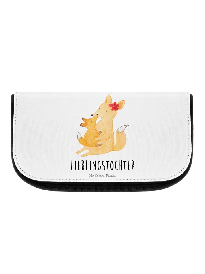 Mr. & Mrs. Panda Kosmetiktasche Fuchs Mama mit Spruch in Weiß günstig kaufen onesize