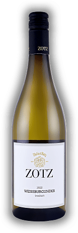 Julius Zotz, Weisser Burgunder, Qualitätswein, trocken, 2022, Baden  Julius Zotz, Weisser Burgunder, Qualitätswein, trocken, 2022, Baden  Feinfruchtig, elegant und frisch. Jahrgang 2022 - 0,75	 Liter - Vol 12,5%