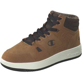 Champion Rebound Mid Winterized Sneaker in braun