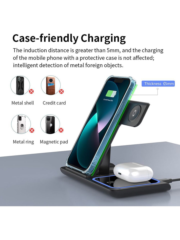 SmartCase Ladestation in Schwarz günstig kaufen onesize