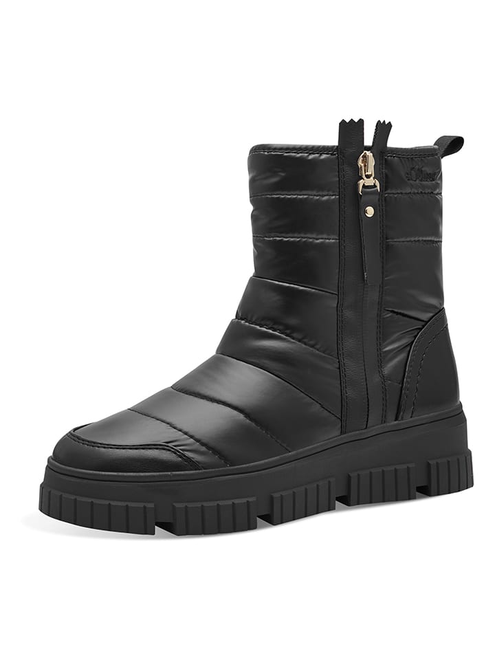 s.Oliver Winterboots in Schwarz günstig kaufen
