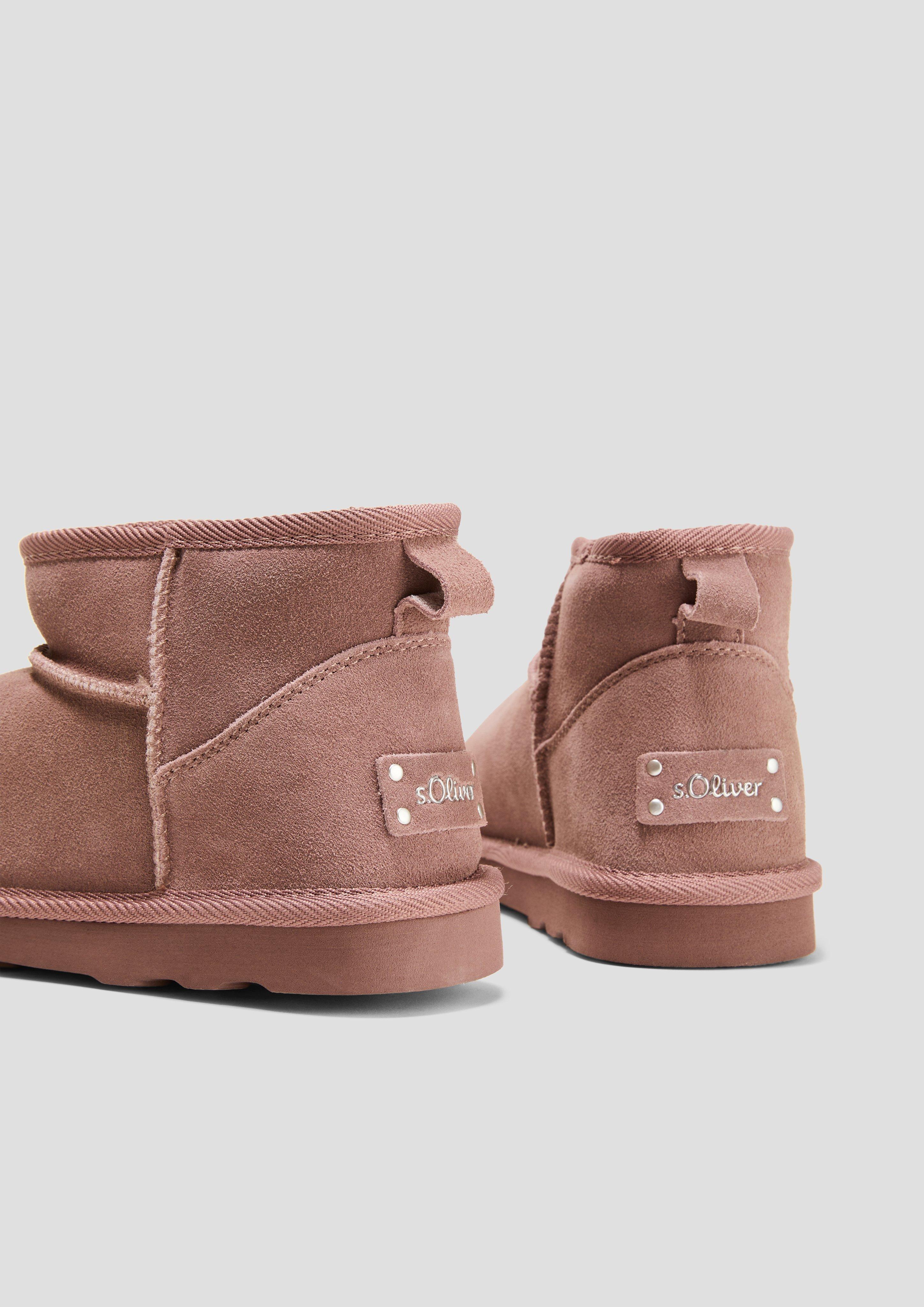Flache Stiefel aus Leder  6008583-512