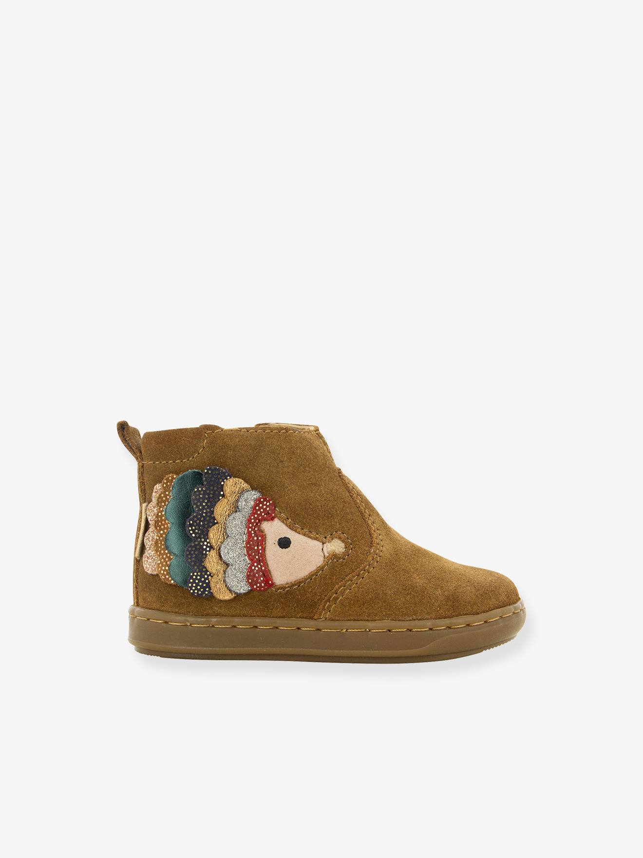 Boots bébé Bouba Niglo Velours SHOO POM® caramel