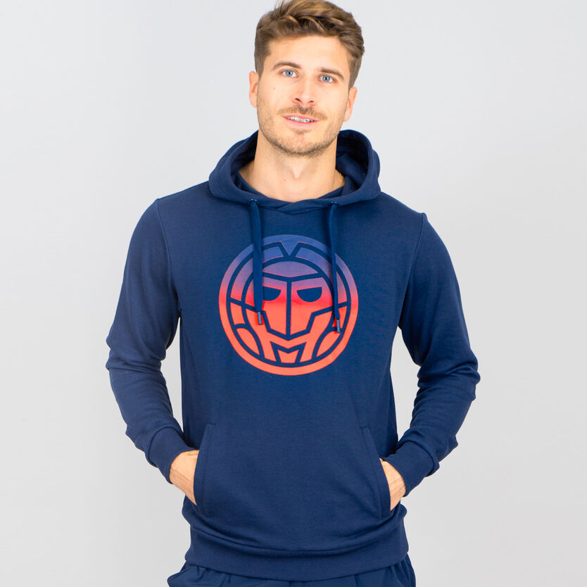 Colortwist Hoody Herren - Dunkelblau, Rot