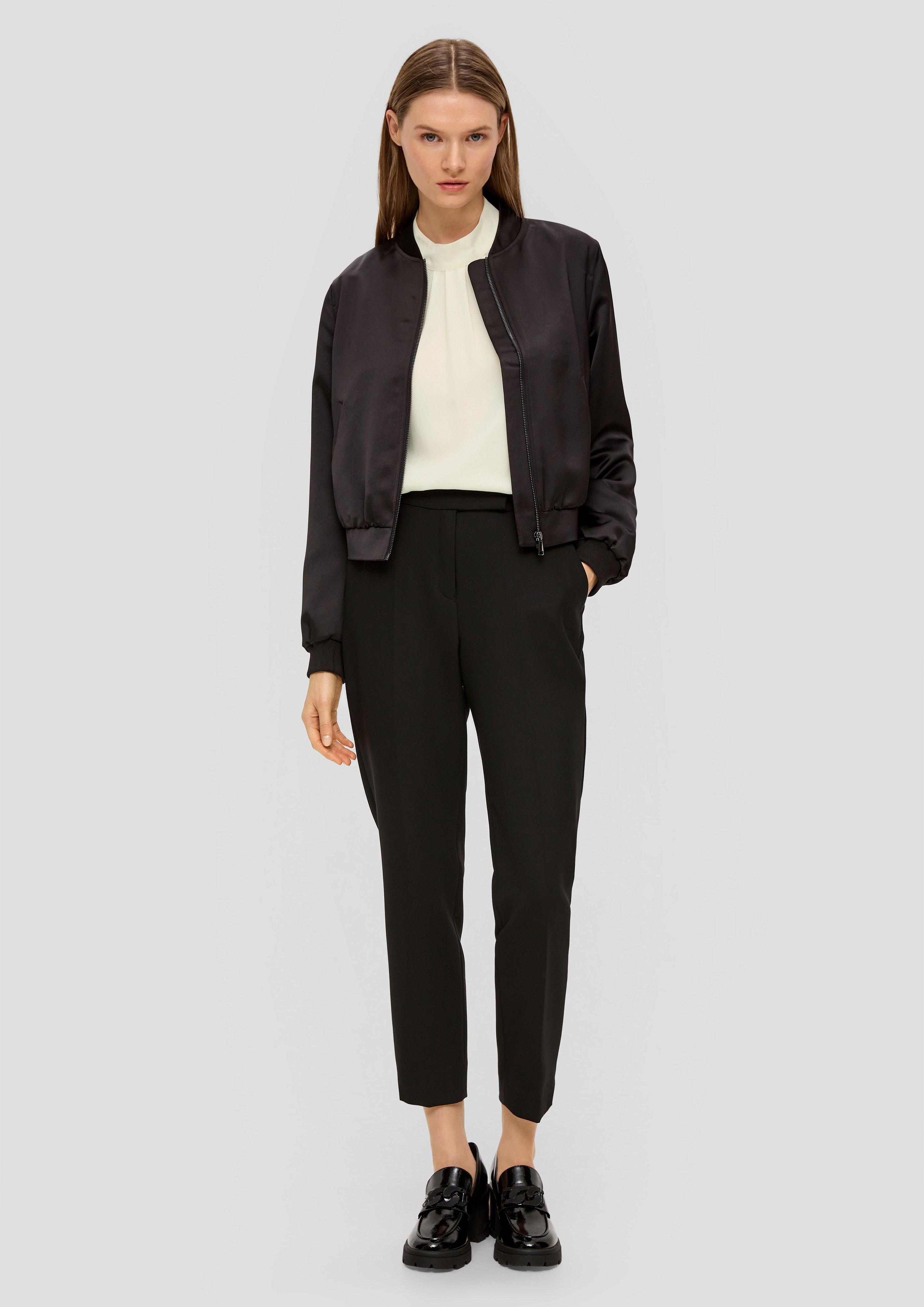 Hochgeschlossene Bluse aus Lyocell  2139172-0700