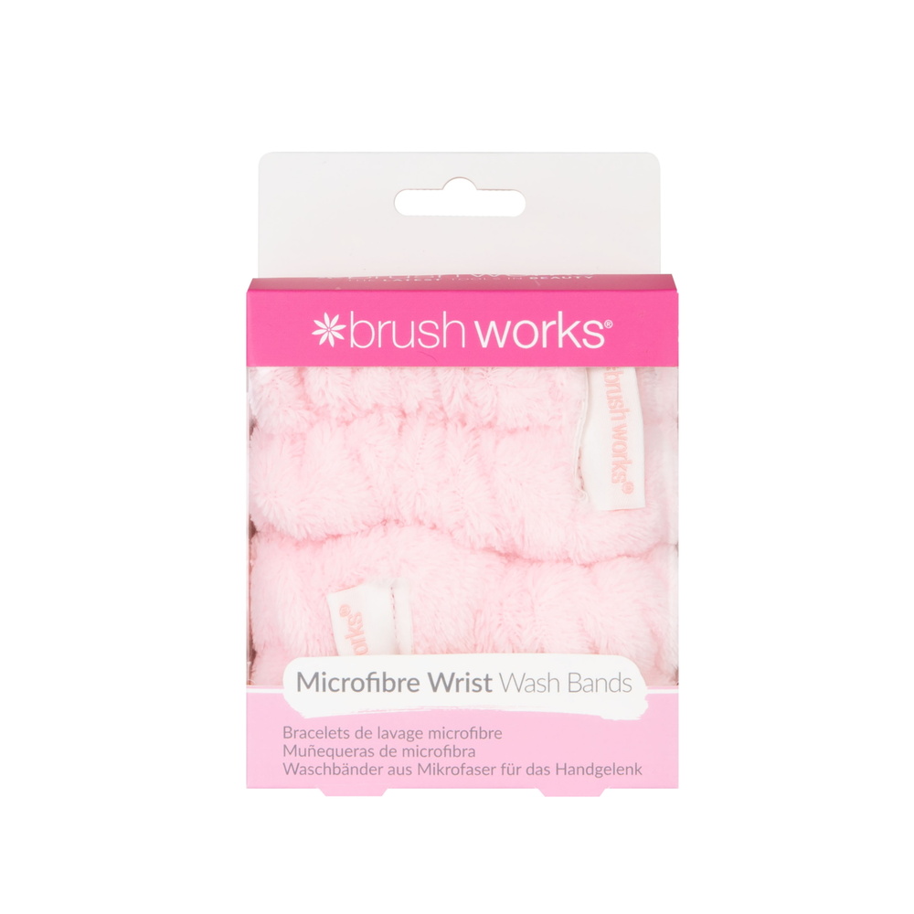 Brushworks Bracelet nettoyage en microfibre x2 Bracelet en microfibre