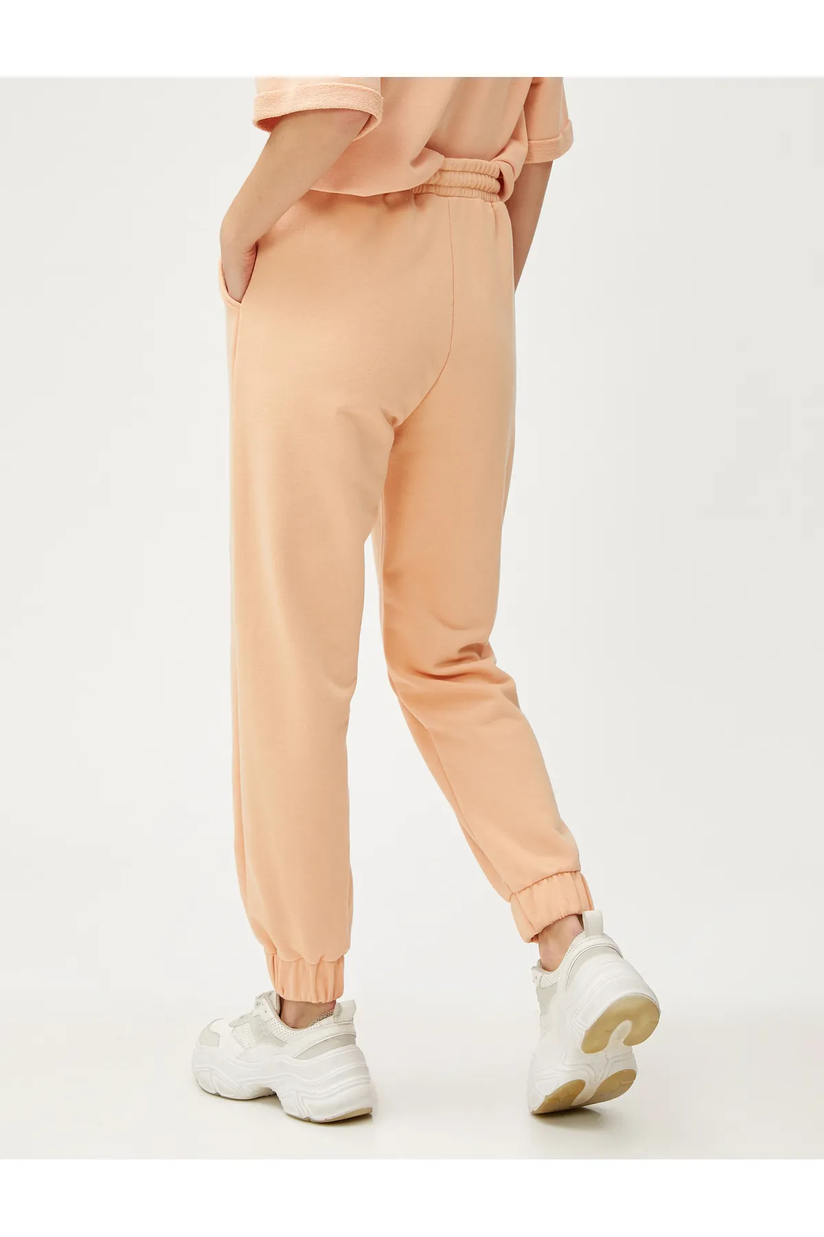 Koton  Jogger-Jogginghose mit Taschen und Bindebund