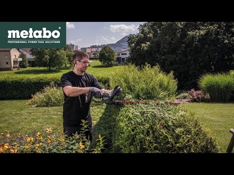 Metabo 601718850 HS 18 LTX 55 akumuliatorinės gyvatvorių žirklės 55 cm 18 V be akumuliatorių ir įkroviklio 601718850