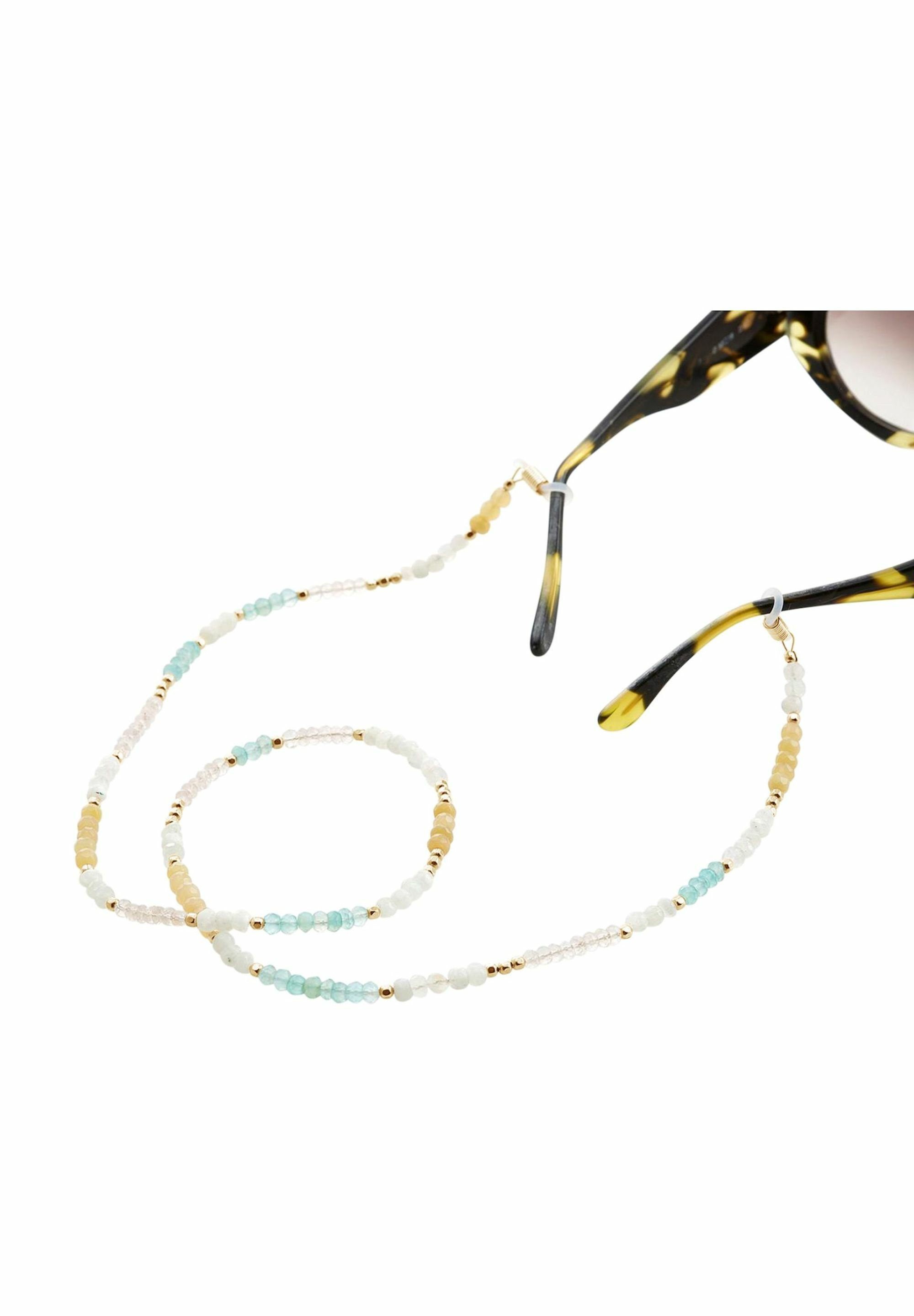 Gemshine Brillenkette Brillenkette: Sonnenbrille, Lesebrillee in Pastelltönen