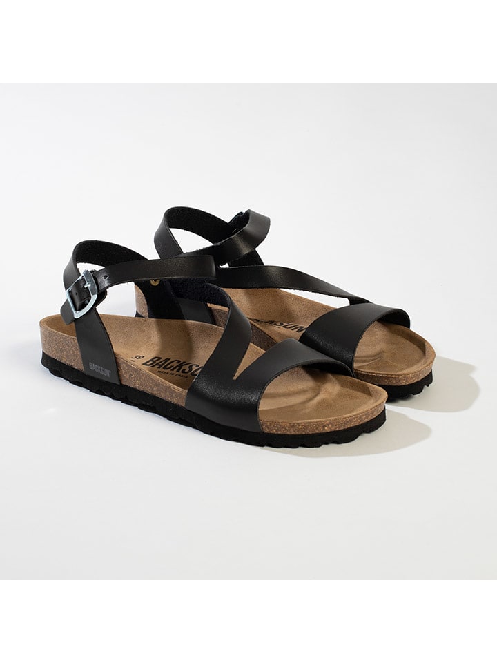 BACKSUN Sandalen in Schwarz günstig kaufen