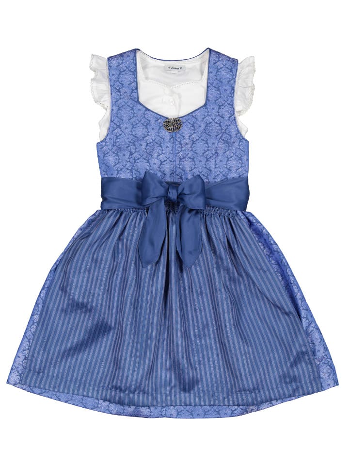 Turi Landhaus Dirndl in Blau günstig kaufen