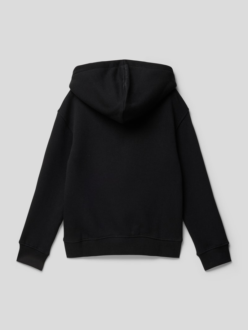 Hoodie mit Label-Print Modell 'ORVESTERBRO' in schwarz