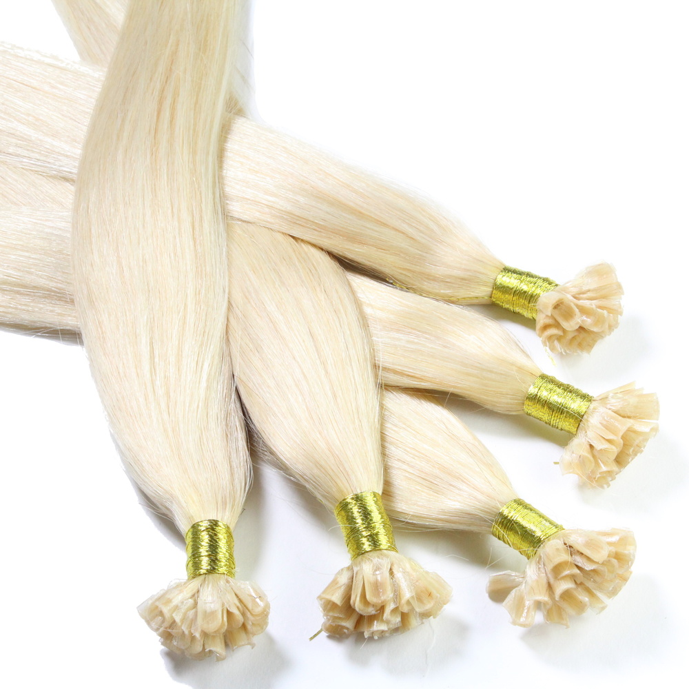 hair2heart Extensions à chaud bonding cheveux naturels #60 Blond clair 0.5g extensions