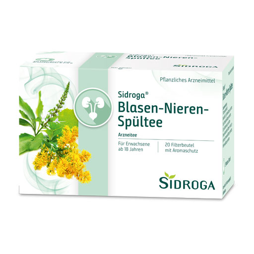 SIDROGA Blasen-Nieren-Spültee Filterbeutel  20X2.0 g  Tee