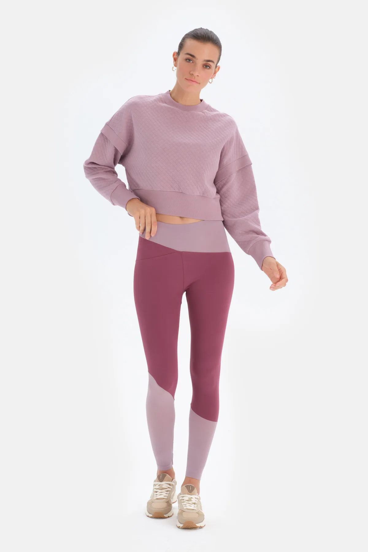 Dagi  Sport-Sweatshirt - Lila - Regular Fit