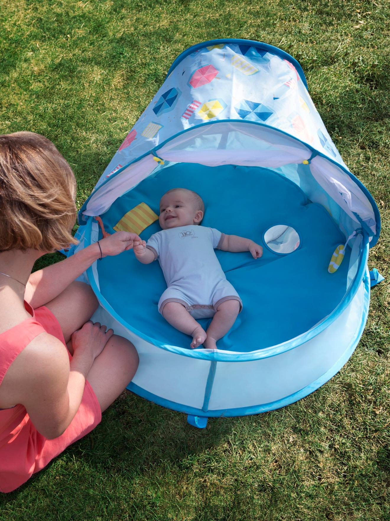Babymoov Strandmuschel mit UV-Schutz UPF 50+, Pop-up BABYMOOV - blau