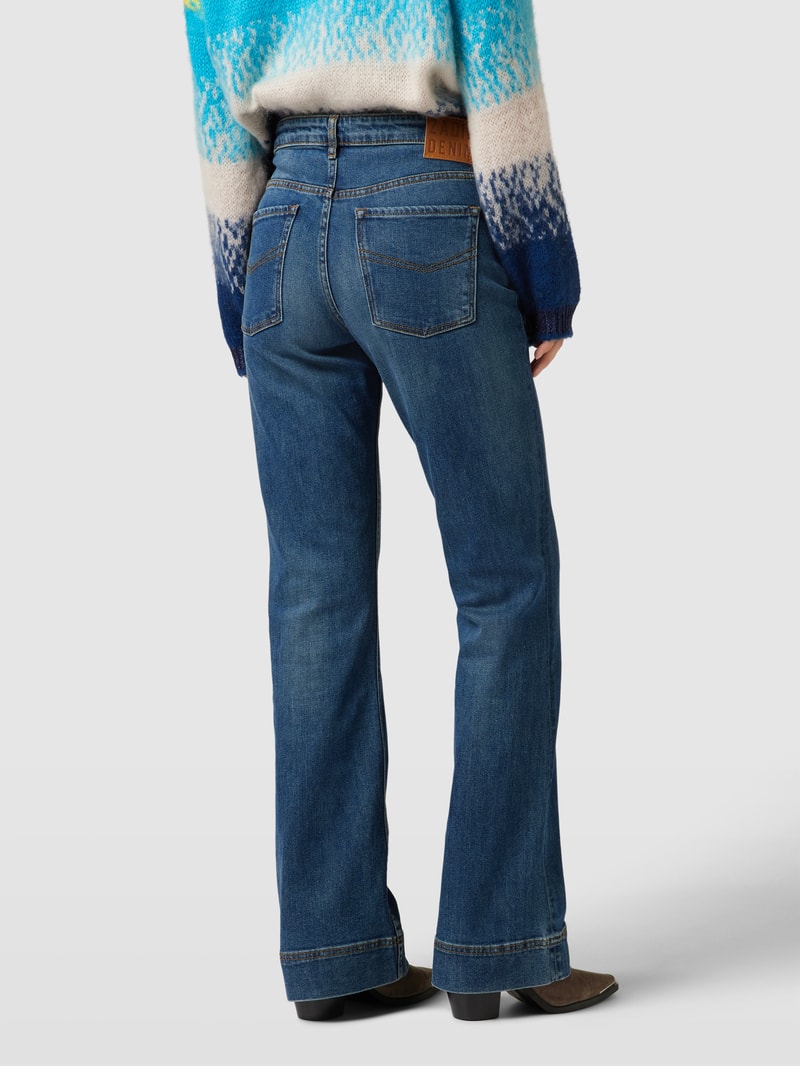 Bootcut Jeans mit Bügelfalten Modell 'VINCENTE DENIM ECO' in jeans