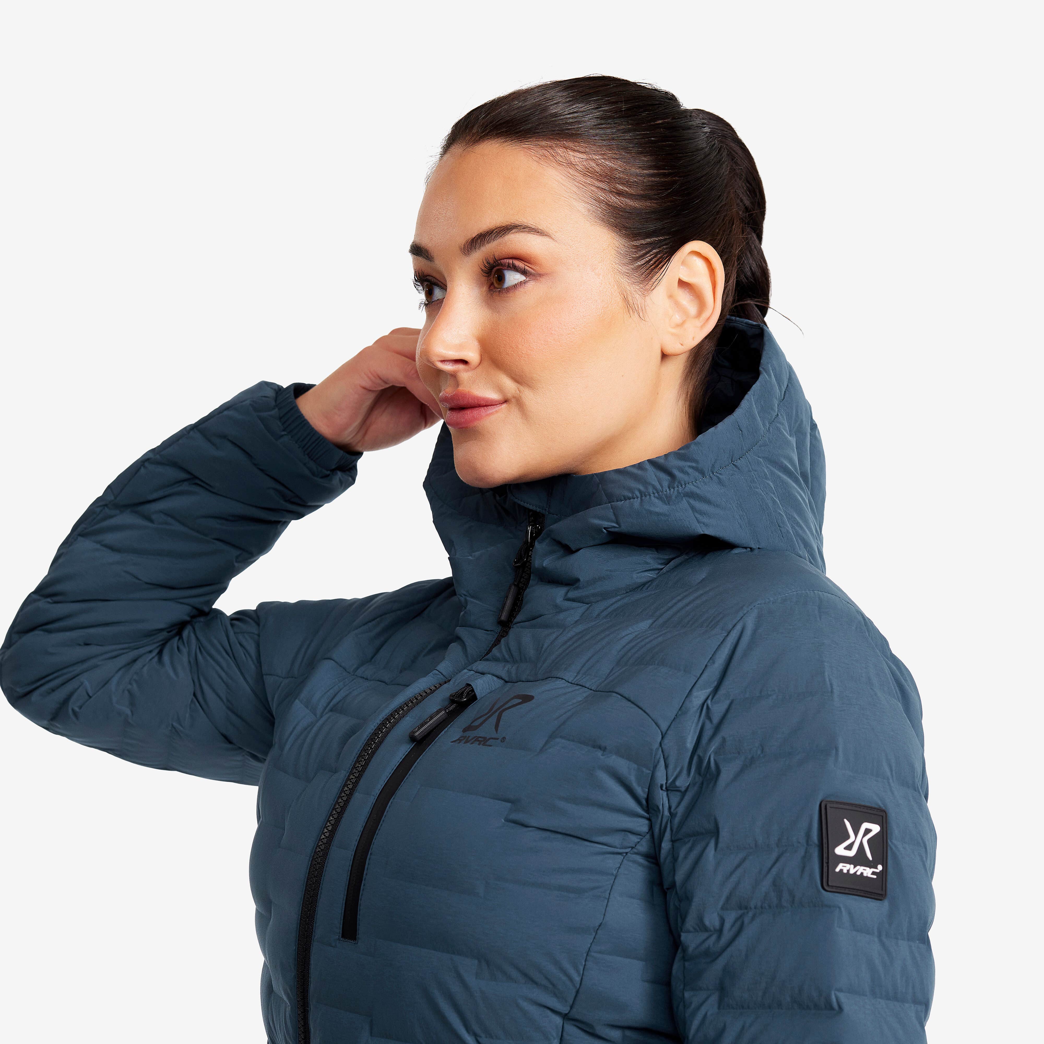 Flex Stretch Down Jacket Femme Moonlit Ocean