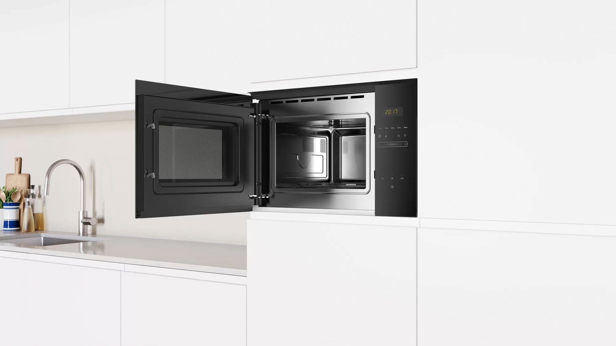 Constructa Einbau-Mikrowelle CC4P91562, Mikrowelle, 25 l