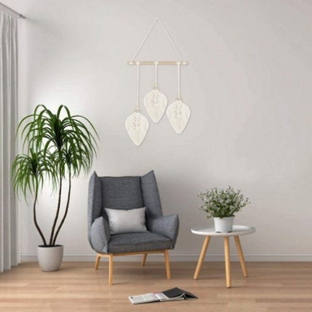 Wandteppich Boho-Wanddekoration, moderne Makramee-Wandkunst, EBUY