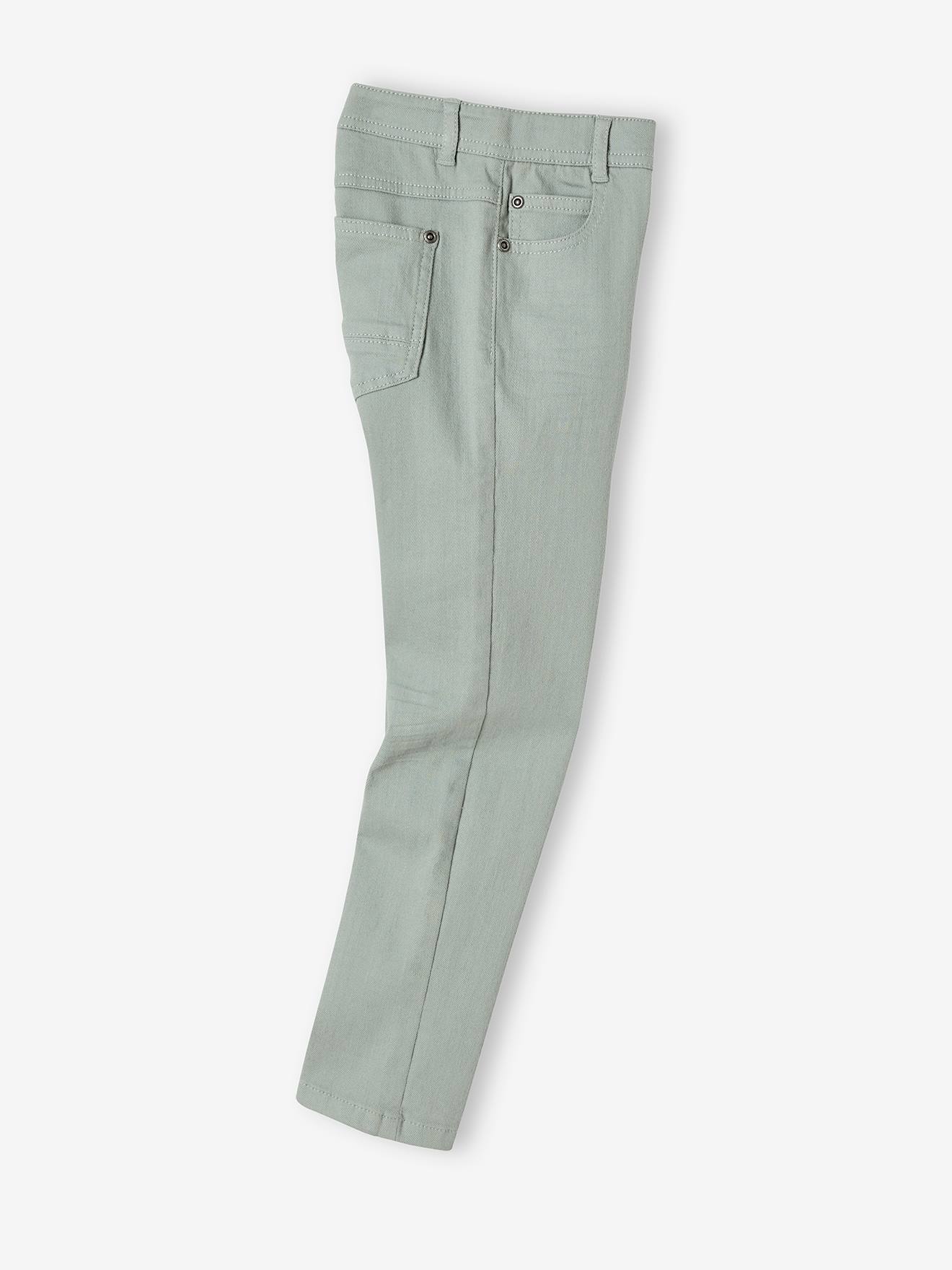Pantalon slim MorphologiK MEDIUM garçon noisette