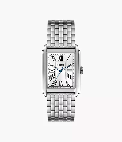 Fossil Uhr Carraway 3-Zeiger-Werk Edelstahl