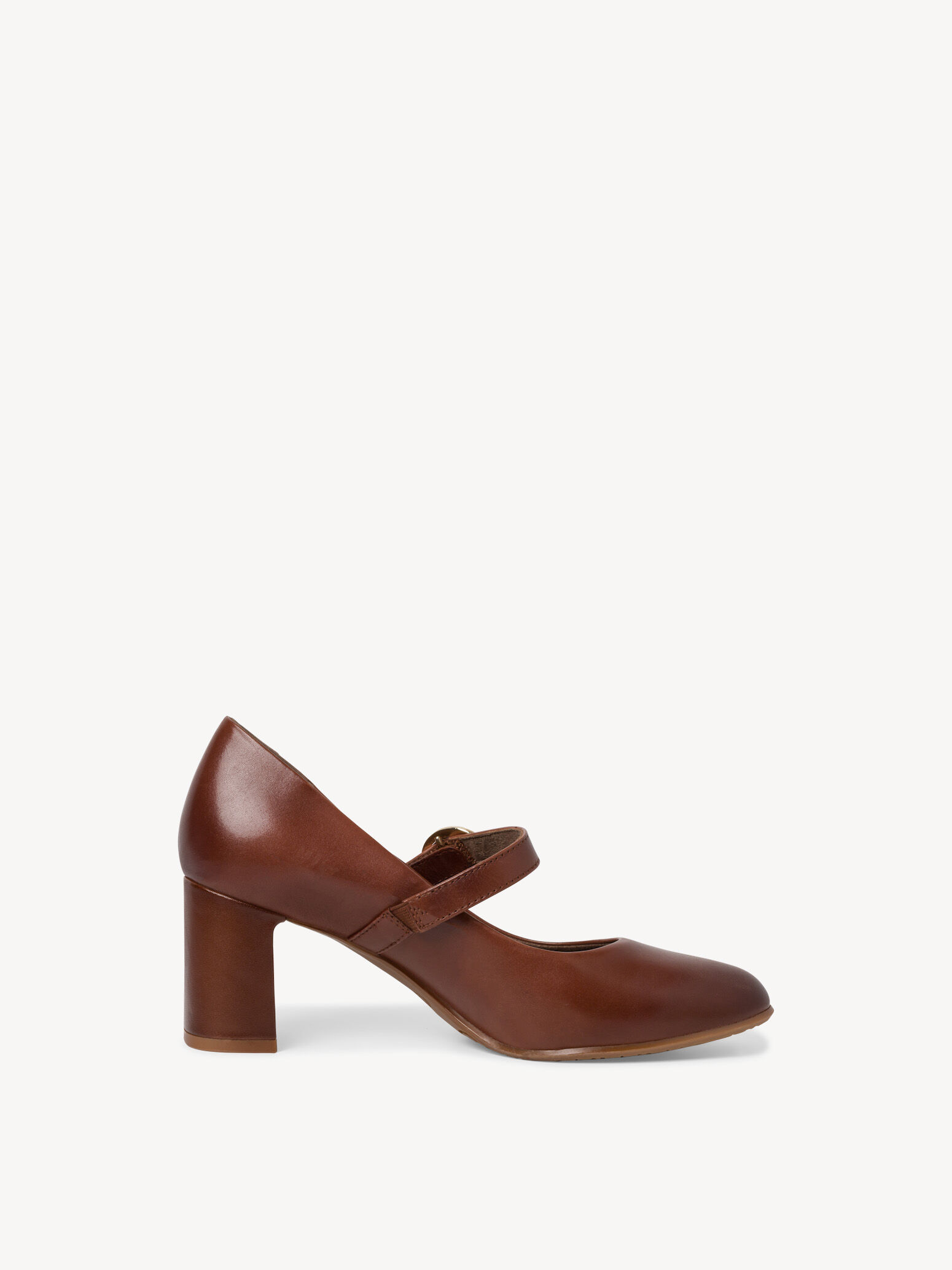 Escarpin en cuir - marron